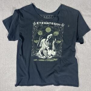 Eyehategod Distressed Sludge Metal Band‎ Tee Left to Starve Tour Women's Large